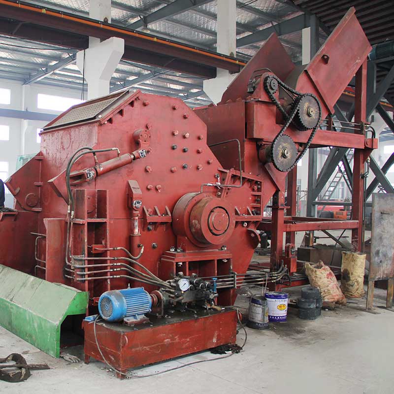 scrap metal shredder line